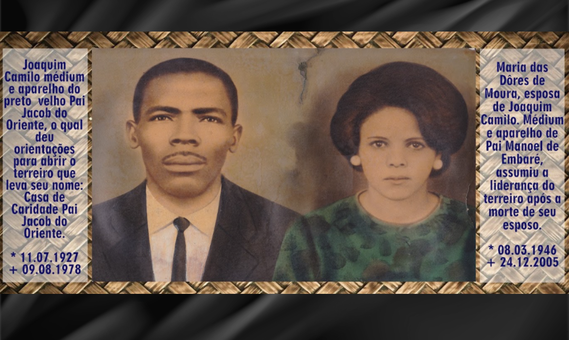 Fundadores da CCPJO, Joaquim Camilo e Maria das Dores de Moura